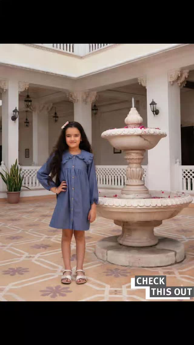 SUMMERS JUST GOT COOL & CLASSIC! 👗
Blue Denim Ruffle Collar Shirt Dress – crisp ruffled collar, button-down front.
This is the dress she’ll wear with confidence and the biggest smile.
This is the dress you’ll want to twin with her on every sunny day and special moment.
MRP ₹2999 → Special Launch Price ₹1499 (Limited Stock Only)
Stock is disappearing as we speak.
DM us RIGHT NOW to order / reserve your size before it's too late.
#MiraAndMini #DenimTwinning